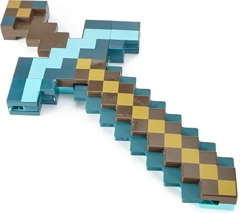 Mattel Minecraft Transforming Diamond Sword & Pick-Axe Kid-Sized 2-in-1 Toy Accessory for Role-Play & Costumes (Amazon Exclusive) Mattel Minecraft Transforming Diamond Sword & Pick-Axe Kid-Sized 2-in-1 Toy Accessory for Role-Play & Costumes (Amazon Exclusive)
